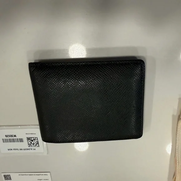 Louis Vuitton Black Taiga Slim Bi-Fold Wallet - Picture 3 of 6
